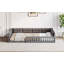 Lit plateforme tapissier en bois avec garde-corps et coussin-1407391717
