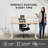 Uncaged Ergonomics Rise Up 60" x 30" Dual-Motor Electric Standing Desk - Height Adjustable Sit-Stand Desk with Memory Presets, Natural Bamboo Top, White Frame-1857793950-1857793922