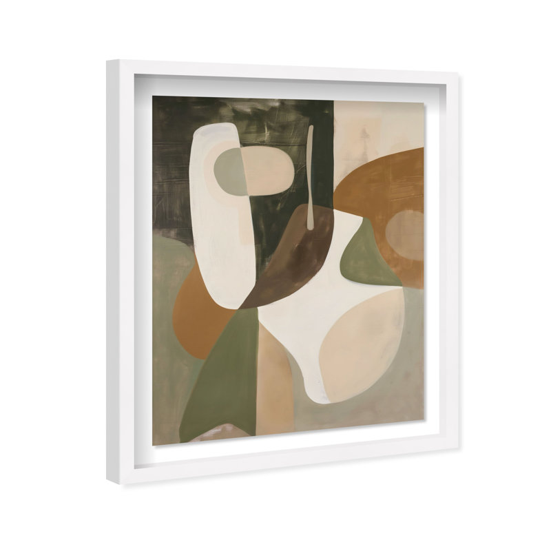 Dreamy Shape Pulse II Shadowbox Abstract Print by Oliver Gal, Black Frame, 16 x 20, White Frame, 31.5"H x 25.5"W