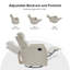 Fauteuil inclinable manuel oscillant pivotant moderne Caleya-1786358510