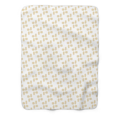 Aqua Geo - 1 Piece Premium Sherpa Blanket 0037