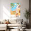 Seville Oranges, Spain Abstract Contemporary Orange Tree Architecture City Wall Art Print-1693047954