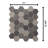 Sage 2" x 2" Hexagon Porcelain Matte Mosaic Tile-87103627