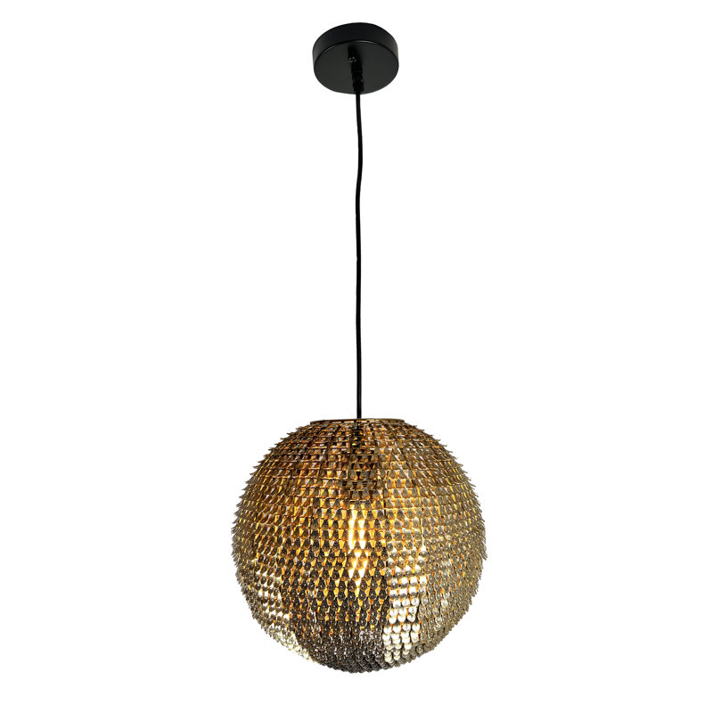Tatem 1 - Light Gold Single Pendant