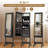 Led Mirror Jewelry Cabinet With 20 Led Lights Full-length Mirror Adjustable Angles-2010056697