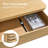 Waynesville Modern 30"W 3-Drawer Oak Wood Fully Assembled Nightstand with Built-In Powerstation and USB-123031972