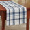 Alazae Rectangular Plaid Table Runner