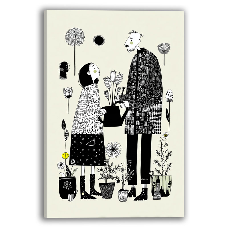 Art mural sur toile tendue Garden Garden, H 40 po x l 30 po x 1,5 po