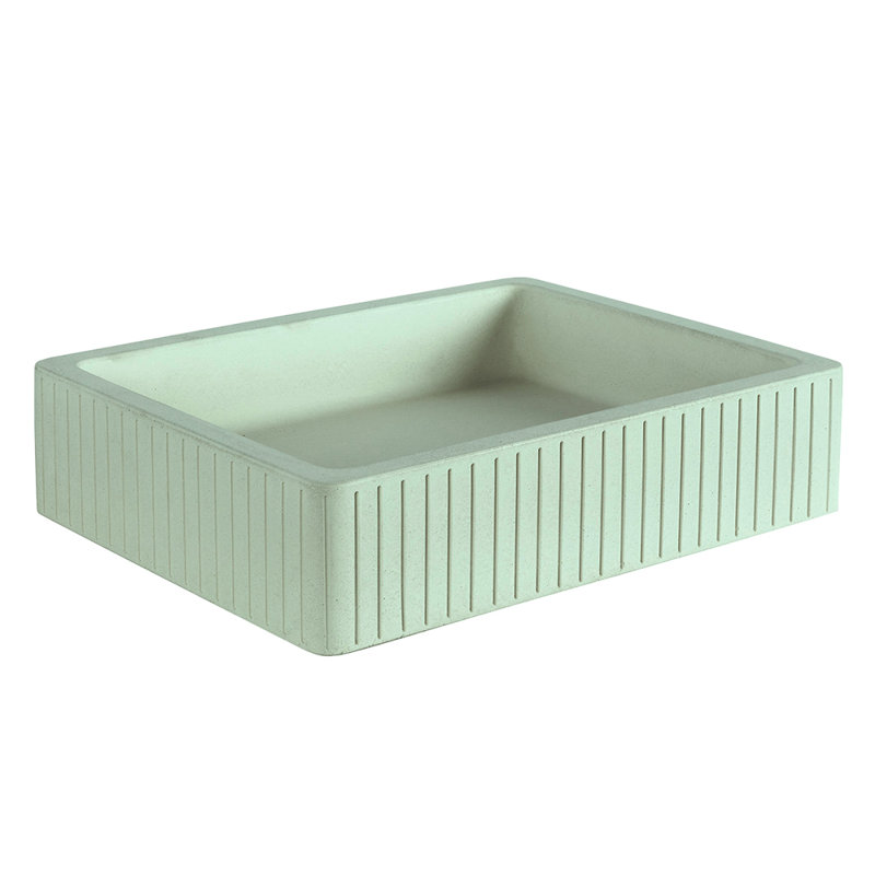 Newterra 19.62'' L Bathroom Sink, Matcha