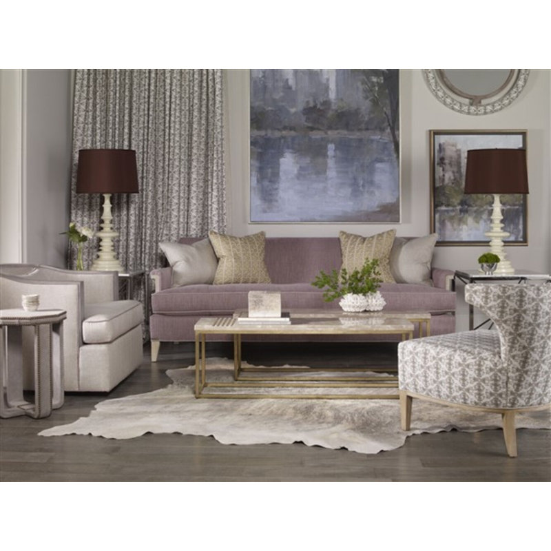 Burlingame Swivel Barrel Chair, Nadia Linen, Dove Gray