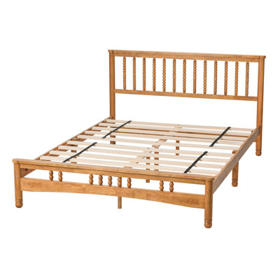 Queen Size Elegant Style Wooden Platform Bed Frame With Headboard,No Need Box Spring,Easy Assembly -  Alcott HillÂ®, F00D355482794ED98287A6FEEE8700BE