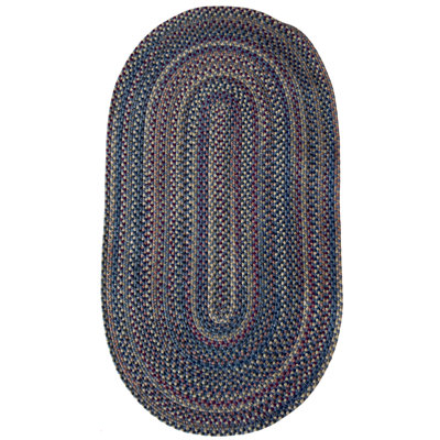 Tapis d'intérieur réversible en laine et polyester tressé Walnut Cove