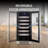 Whynter Elite 15'' width 33 Bottle Built-In Wine Refrigerator with Seamless Stainless Steel Door