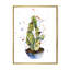 Cactus Houseplant - reproduction sur toile avec cadre flottant-59635468-59635475