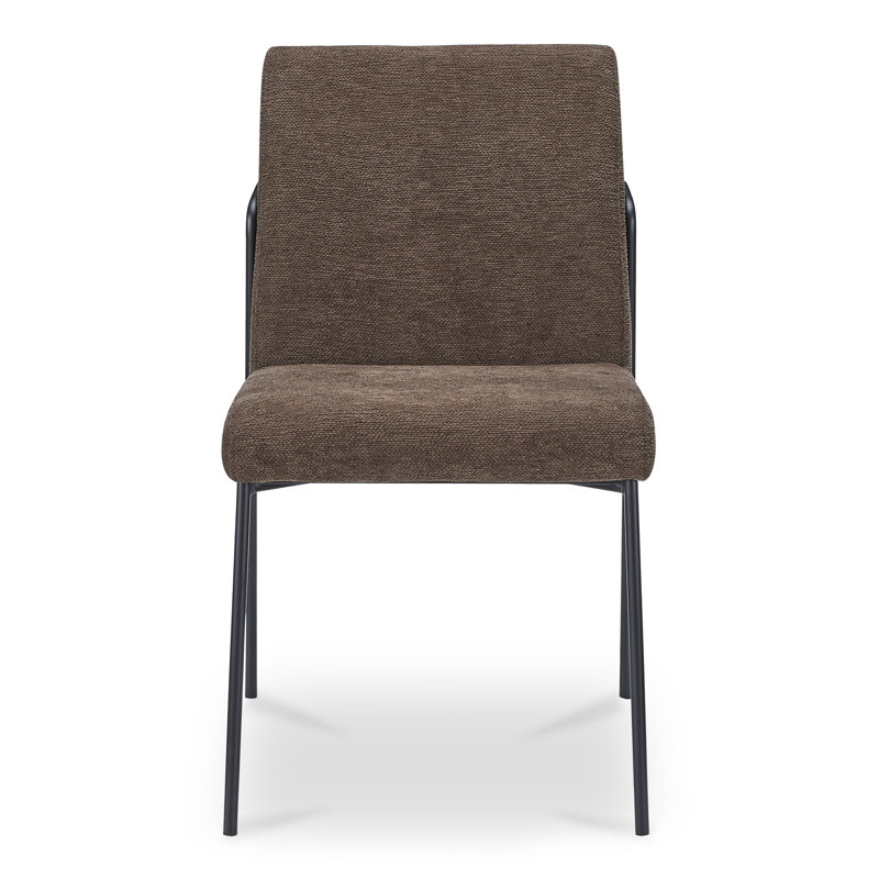 Danny Dining Chair Dark Brown Set of Two, Dark Brown