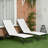 Chaise Lounge Outdoor, 2 Piece Lounge Chair With Wheels, Tanning Chair With 5 Adjustable Positions-639602387
