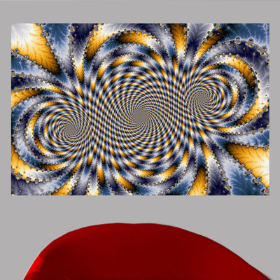Décalcomanie murale Backlund Swirl Fractal II