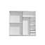 Renona 1 Door Manufactured Wood Wardrobe