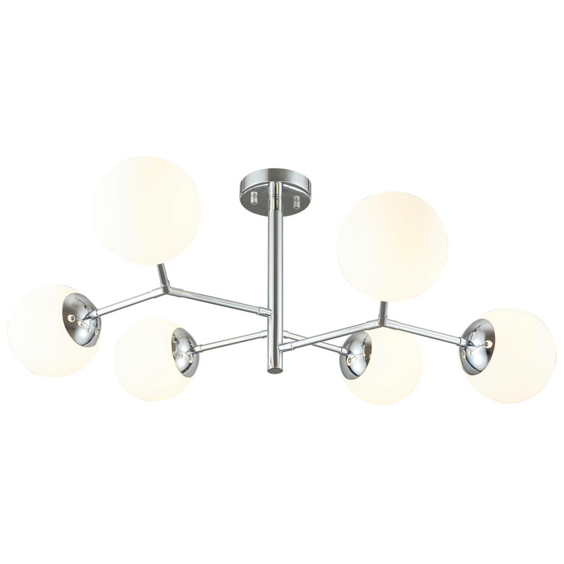 Lustre linéaire 6 lumières Transitional