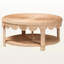 Table basse en rotin naturel Arta