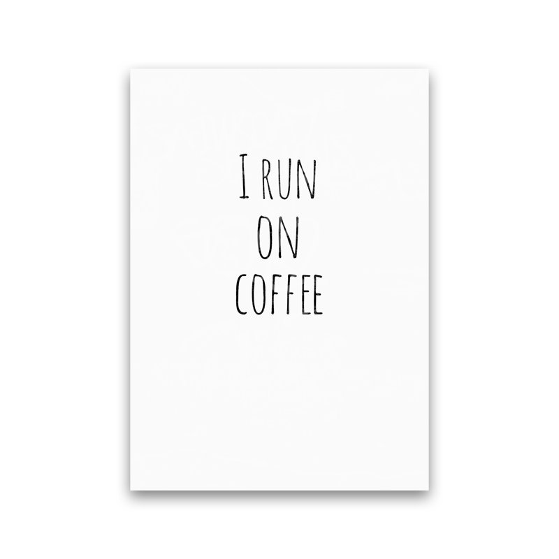 Coffee - Print, No Framed, 60cm H x 42cm W x 1cm D