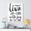 Live Life With Joy - Wrapped Canvas Print
