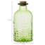 Green Glass Decorative Bottle