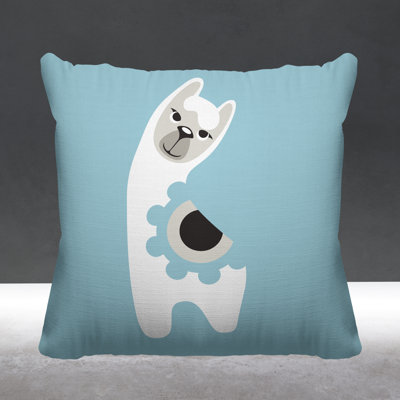 Inkie Reversible Throw Pillow