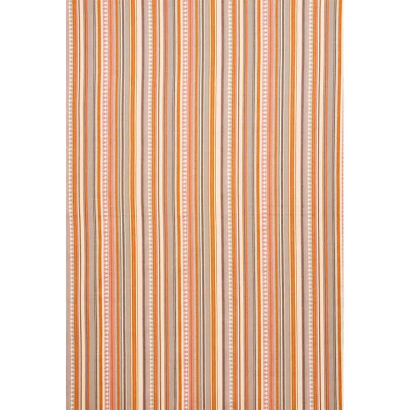 Zuni Stripe Fabric, Orange/ Pink