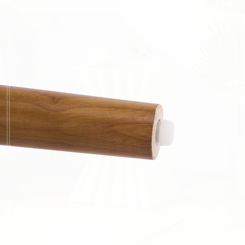 Tabouret de comptoir rembourré en bois, Noyer