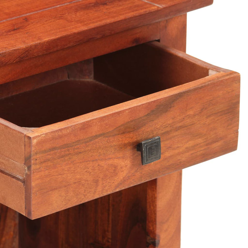 Desroches 40cm W Solid Wood Bedside Table