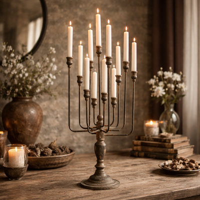 29'' H Metal Floor Candelabra