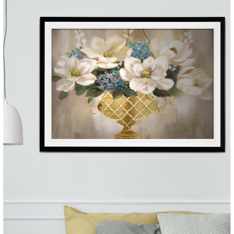 Southern Magnolia - reproduction de cadre photo, Noir, H 30 po x l 40 po x P 1,5 po