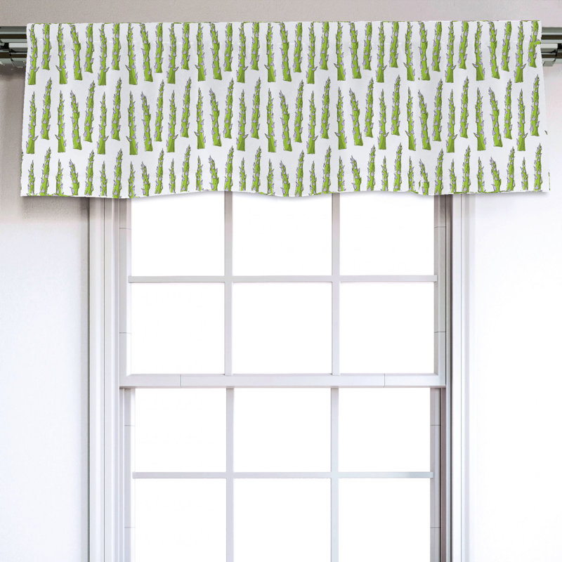 Sateen Ruffled Window Valance