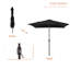 Parasol de marché carré Rinesh-1577955536