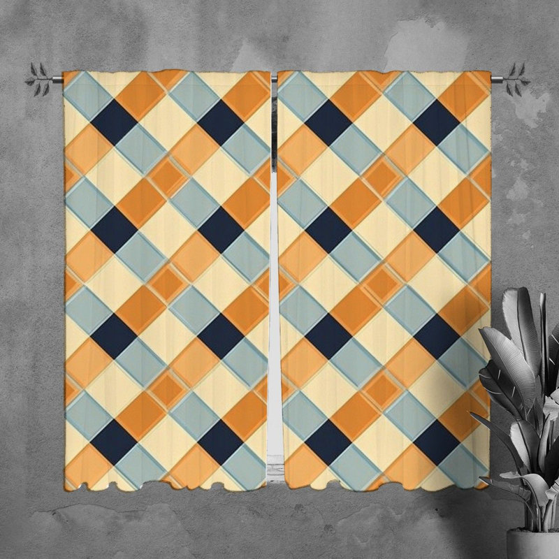 Paire de rideaux obscurcissant en polyester Zalie, L 40 po x L 82 po