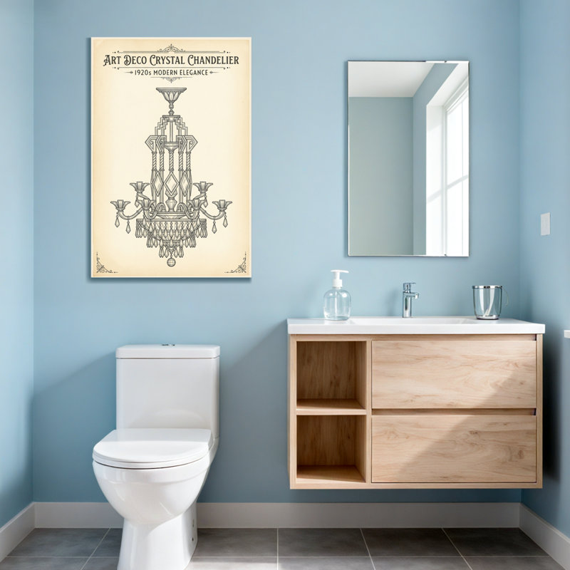 Lustre en cristal Fashion Art Deco