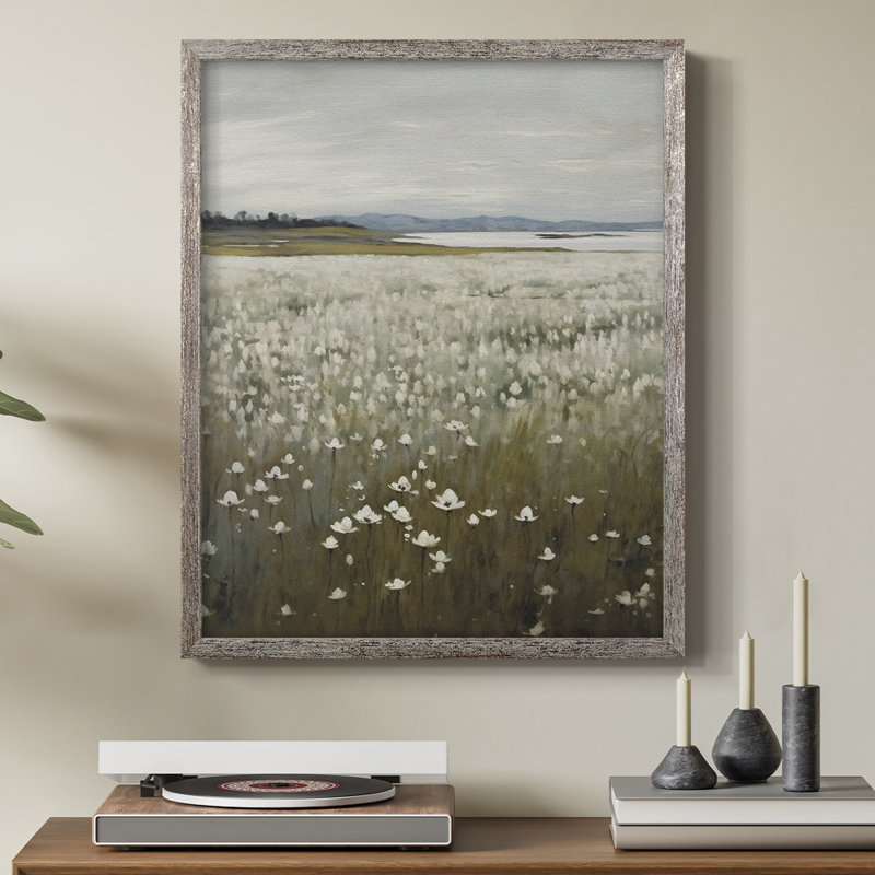 «Vintage Landscape XXXII», reproduction encadrée - bois massif, H 11 po x l 9 po