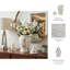 Grand pot en céramique avec couvercle Classic Classic Dorure Blossom pour la décoration intérieure