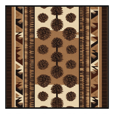 Tapis lavable Pinecone Southwestern