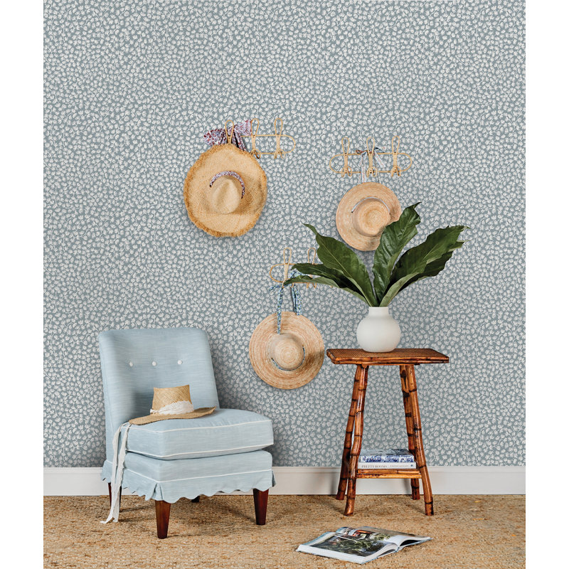 Rouleau de fleurs pelez et collez, Bleu