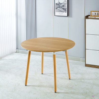 Table extensible, table à manger, table de bureau, table basse, pieds, plateau en panneau de fibres à densité moyenne, 100/140 / 180x100x75cm