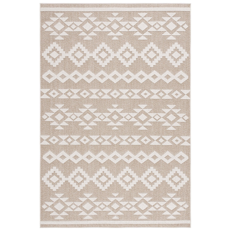 Global Southwestern Indoor/Outdoor Area Rug, Rectangle 5'3" x 7'6"