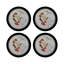 Sous-verres ronds en cuir Zodiac Gemini-119015250