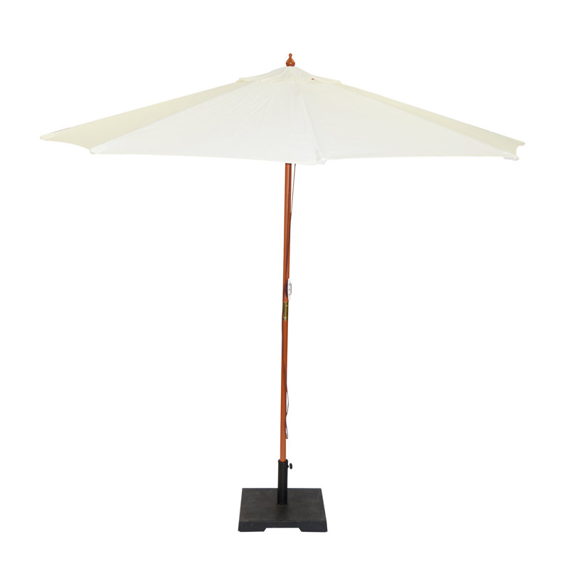 Parasol de style marché Rhino, H 94,25 po x l 108 po x P 108 po, Non inclinable, Poulie