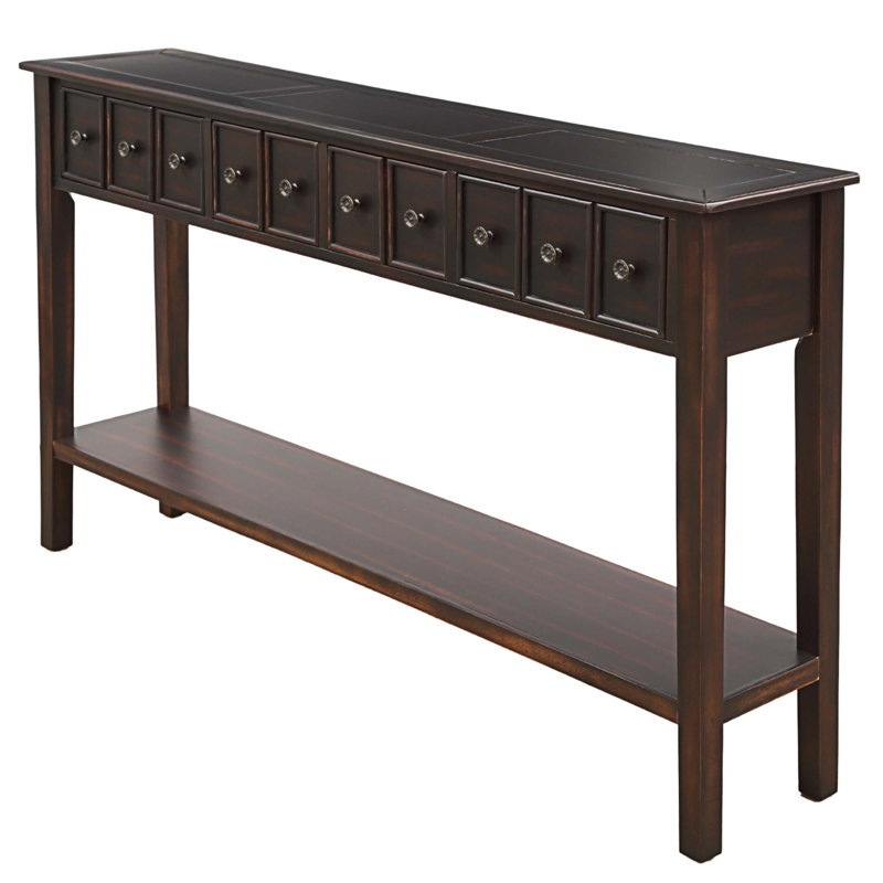 60.03'' Console Table, Black
