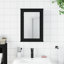 Bathroom Mirror Cabinet Black 42X12x60 Cm Engineered Wood-1154854258