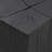Vesto End Table-Black Resin