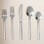 Arezzo Brushed Flatware Set - Service for 4