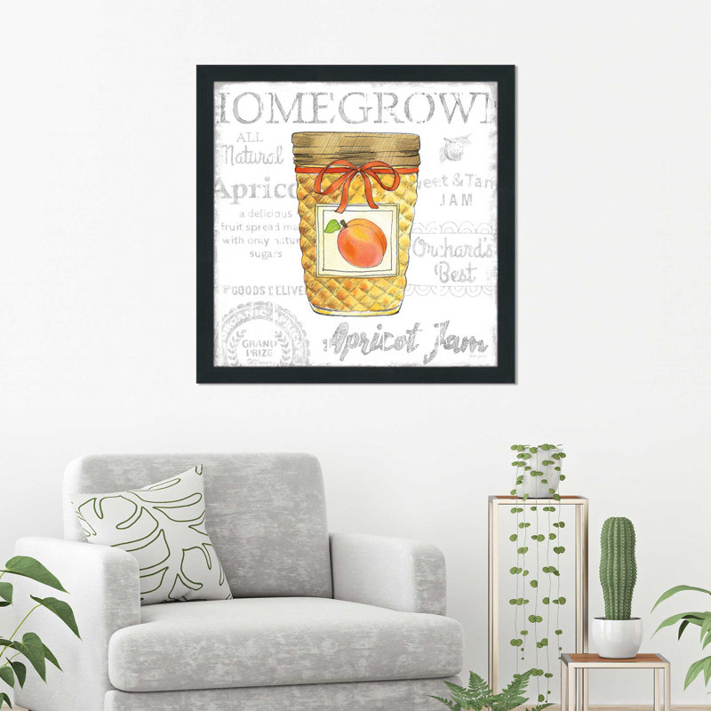 «Canning Kitchen IV», reproduction de peinture à l'aquarelle, H 21,5 po x l 21,5 po x P 0,75 po, Cadre espresso